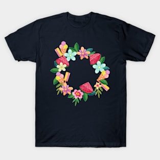 Summer Watercolor Theme T-Shirt